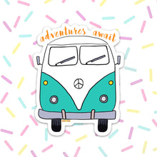 Load image into Gallery viewer, Van Bus Adventures Sticker
