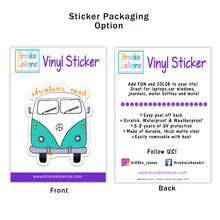 Load image into Gallery viewer, Van Bus Adventures Sticker
