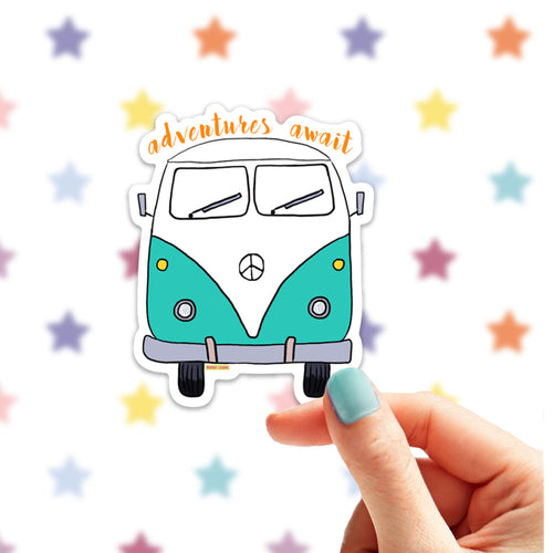 Van Bus Adventures Sticker