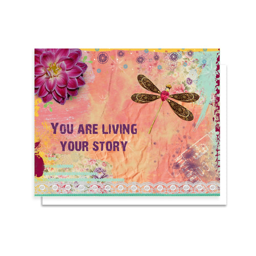 Your Story Dragonfly Card